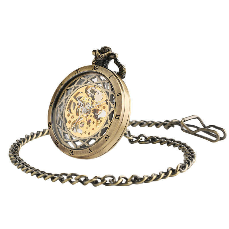 The Horological Cross - Skeletonized Gothic Pocket Watch