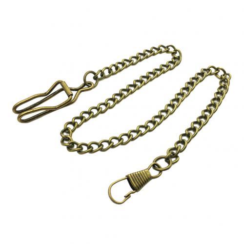 Vintage Copper Pocket Watch Chain