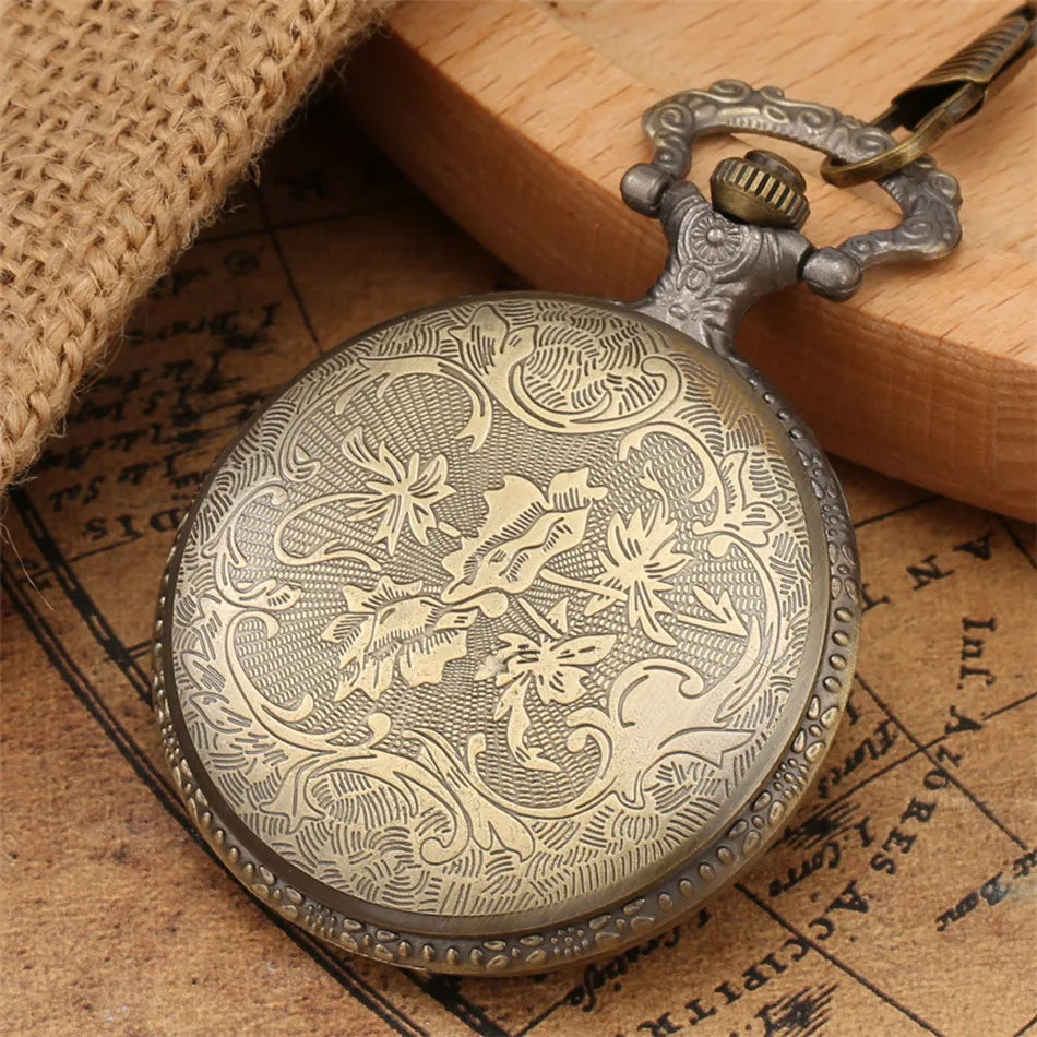 Montre à gousset florale victorienne