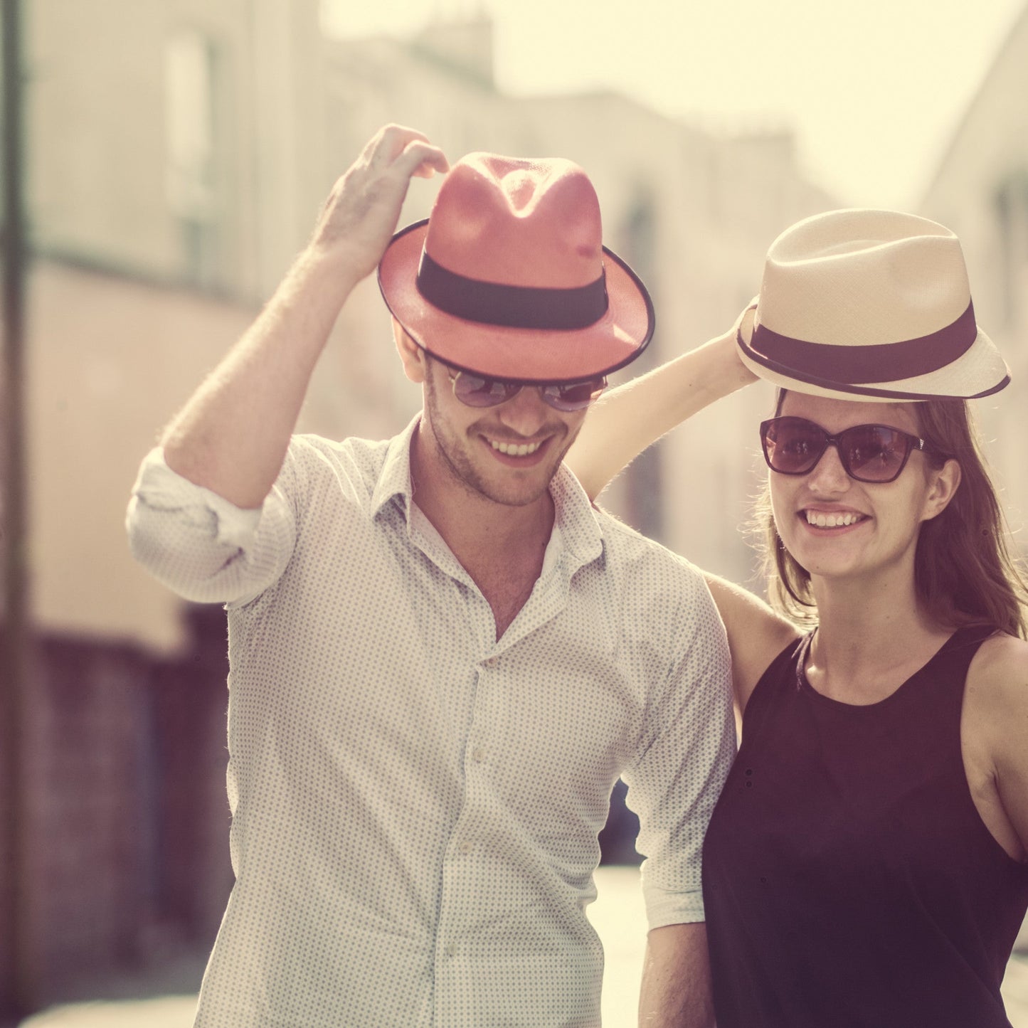 Trilby Panama - Rouge