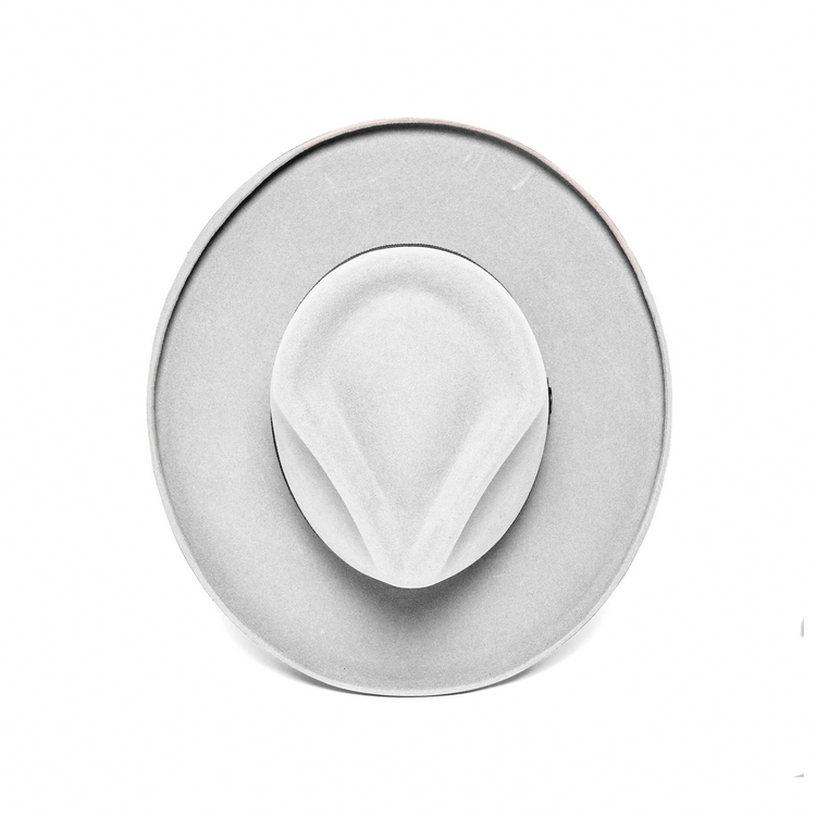 Polished Wide Brim Felt Fedora