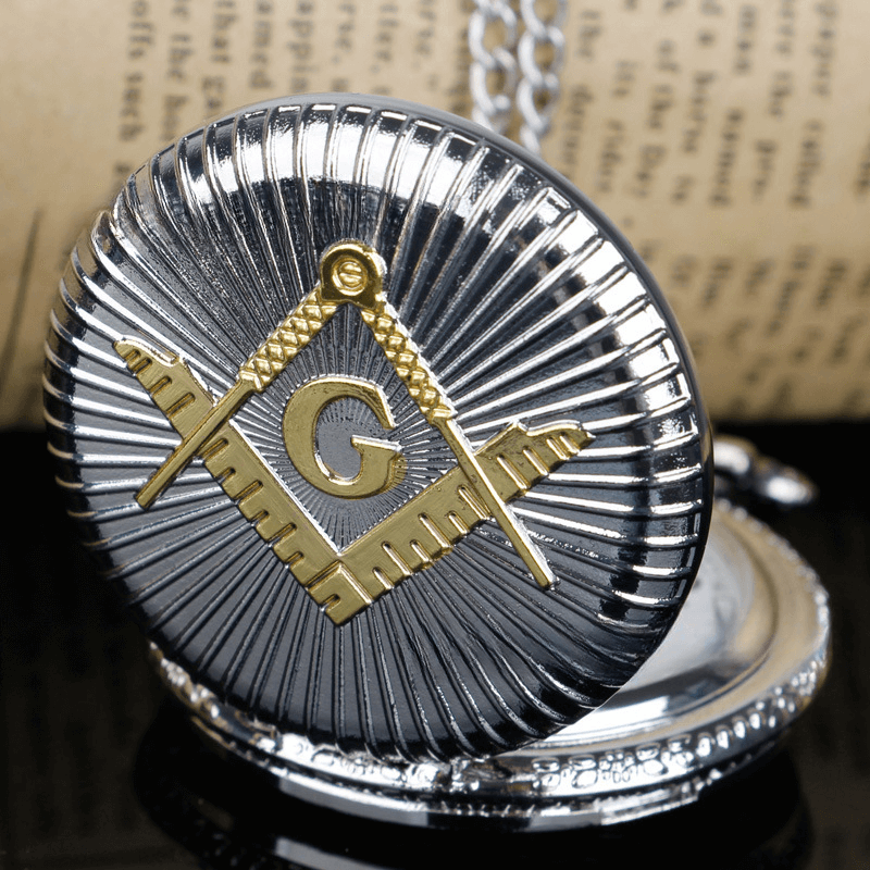 Masonic Pocket Watch and Chain Medal