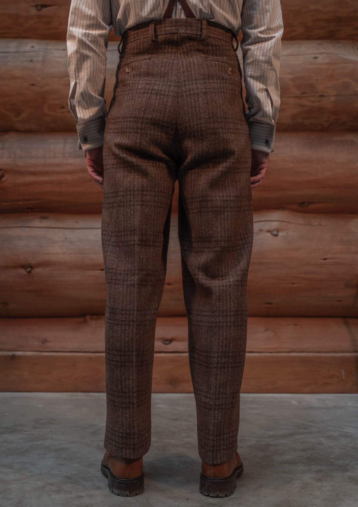Authentic Scottish tweed - Autumn Leaf Check