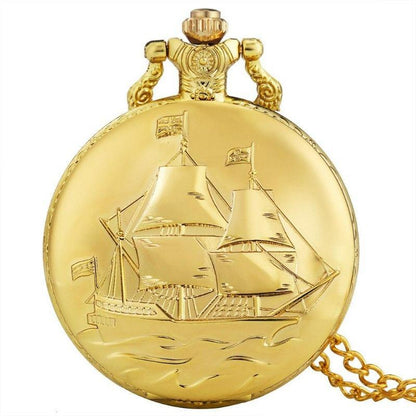 Steampunk Boat Pocket Watch