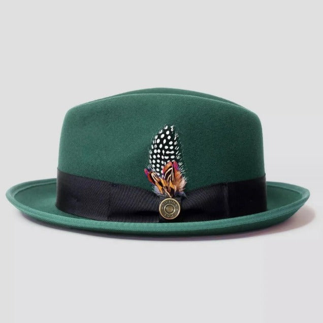 La signature du sophistiqué - Fedora bleu marine