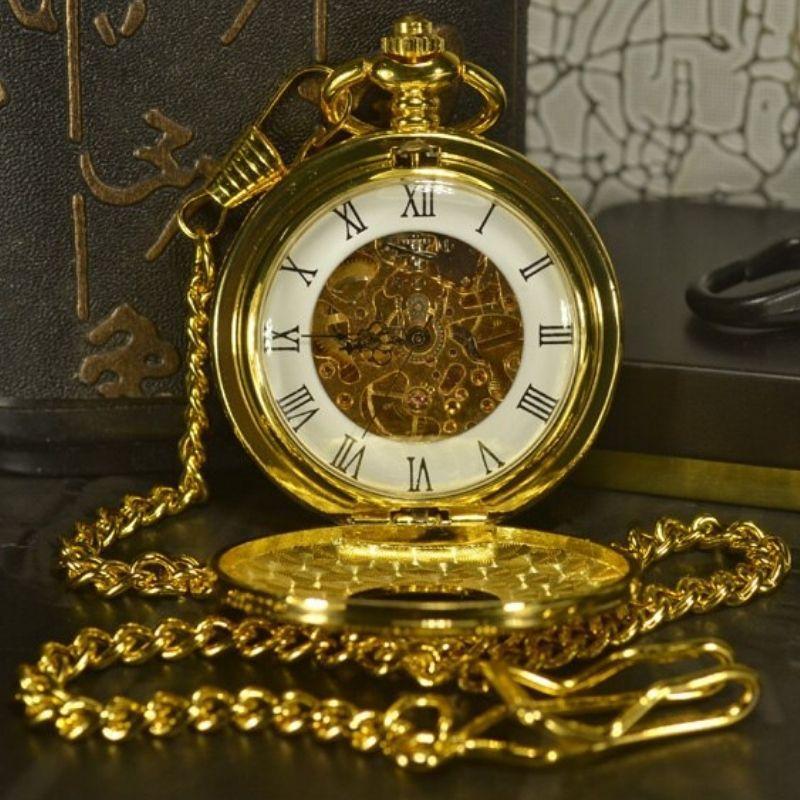 Steampunk Double Face Gusset Watch