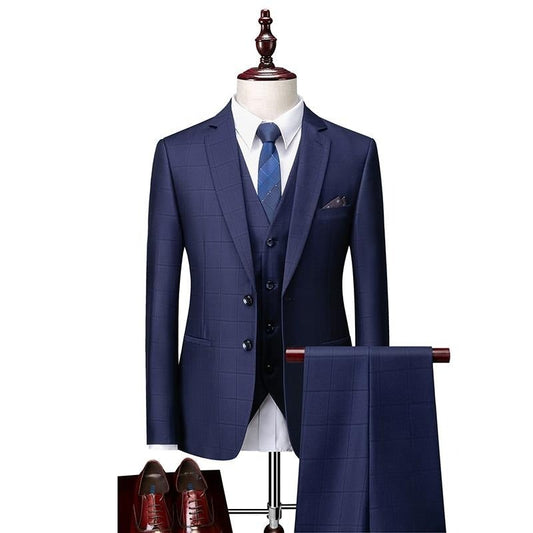 Three Pieces Suit Shelby's Checkered