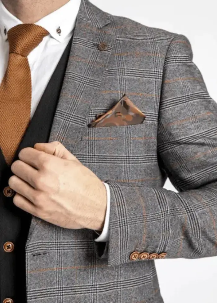 Grey 3-Piece Suit for Men – Mix & Match Modern Classic Wedding & Business Set
