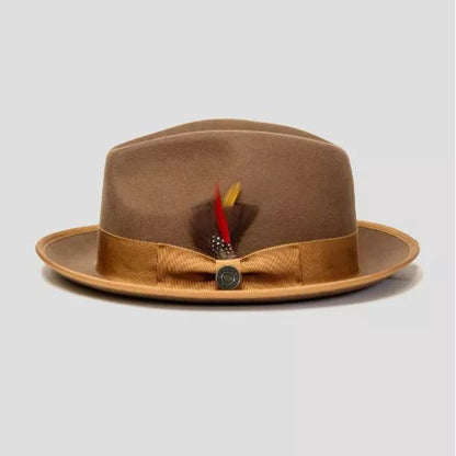 La signature du sophistiqué - Fedora bleu marine