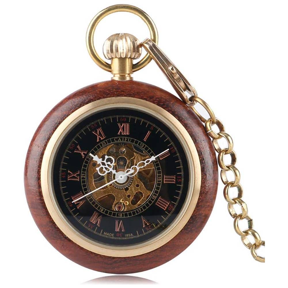 Wooden Pocket Watch