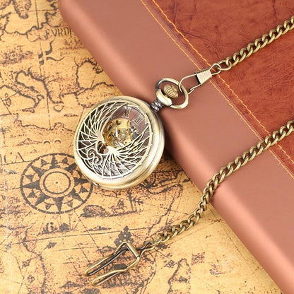 Steampunk Phoenix Pocket Watch