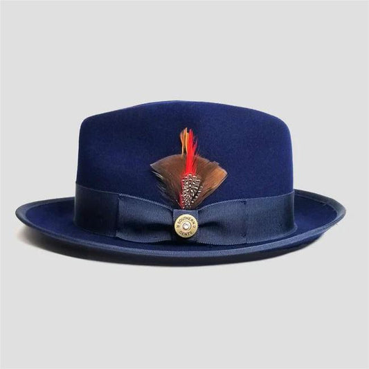 Sophisticate's Signature - Fedora Navy Blue