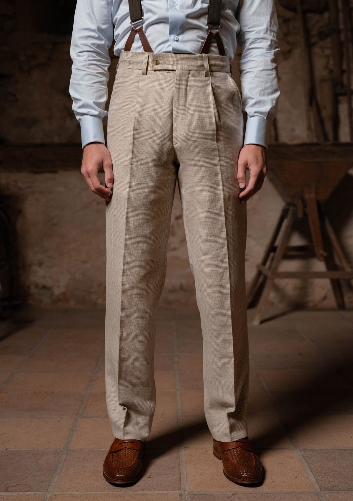 Classic Trouser - Light Prince of Wales