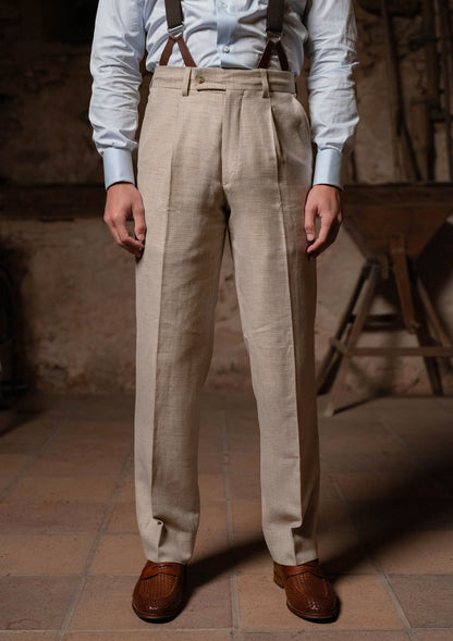 Classic Trouser - Light Prince of Wales