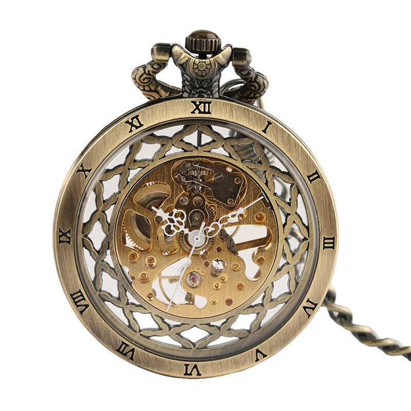 The Horological Cross - Skeletonized Gothic Pocket Watch