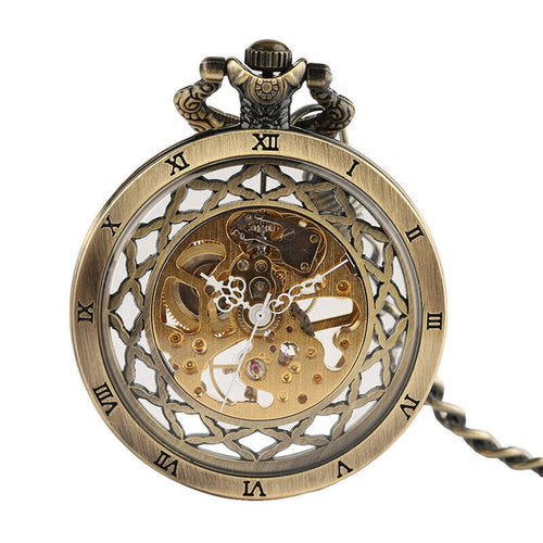 The Horological Cross - Skeletonized Gothic Pocket Watch
