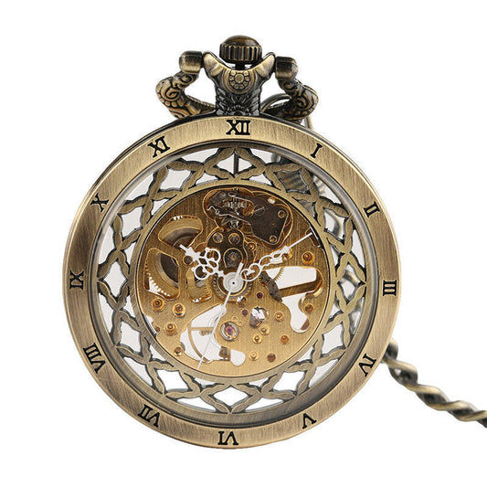 The Horological Cross - Skeletonized Gothic Pocket Watch