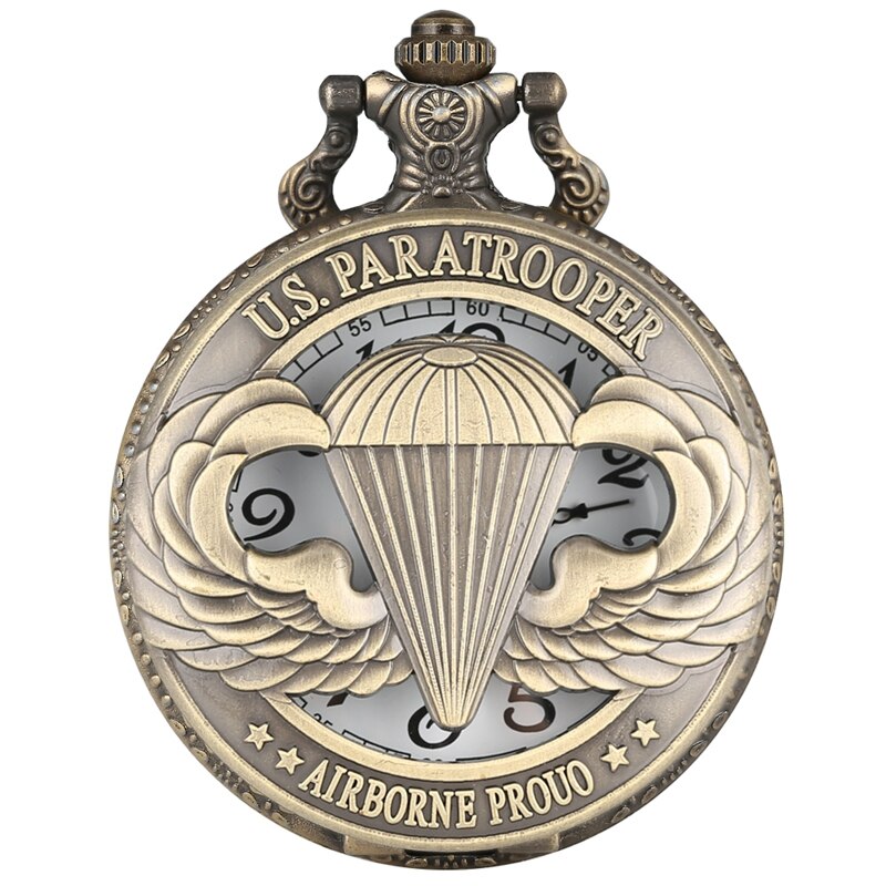 Antique Pocket Watch US Paratrooper