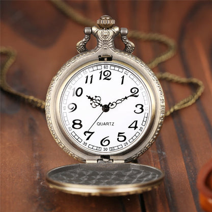 Pocket Watch Wolf Design