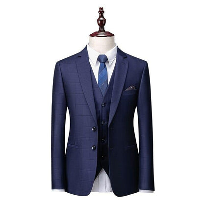 Three Pieces Suit Shelby's Checkered