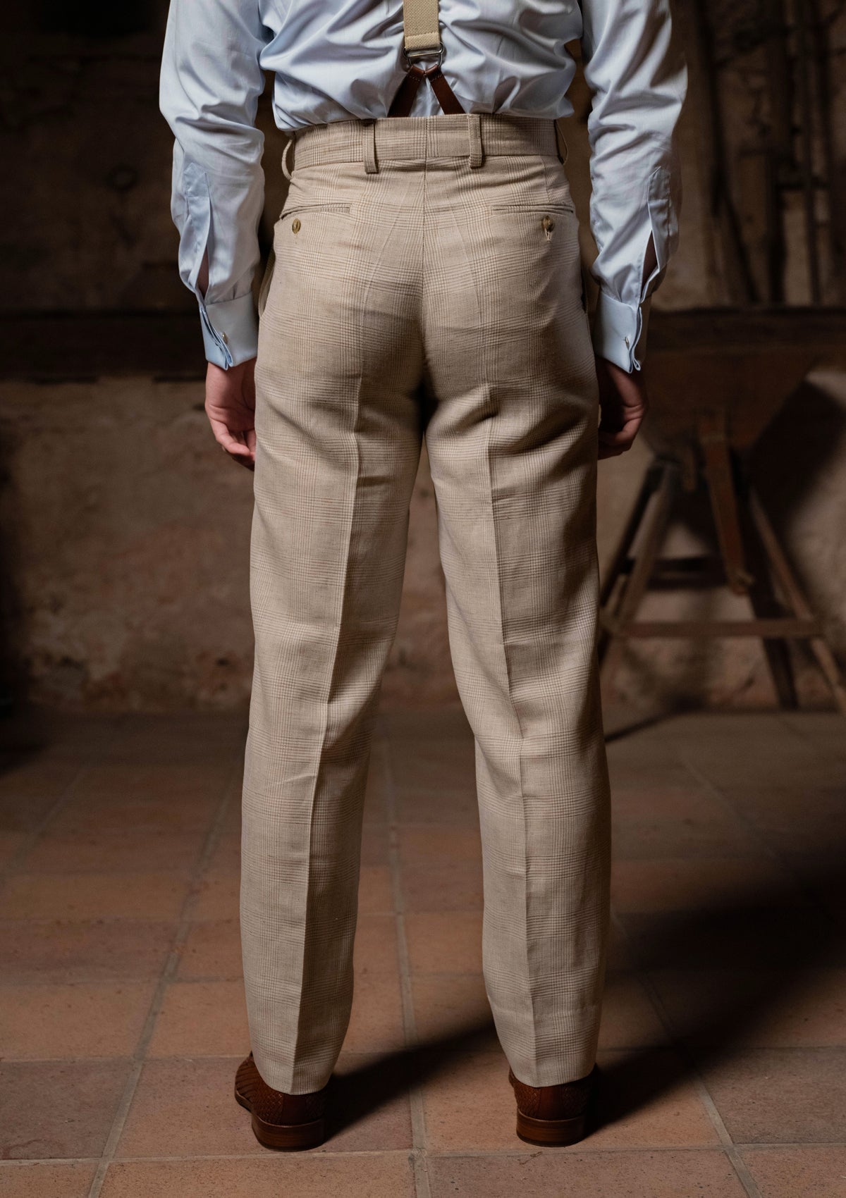 Classic Trouser - Light Prince of Wales