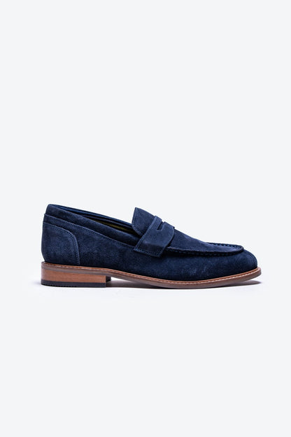 Jordan Suede Loafers - Navy