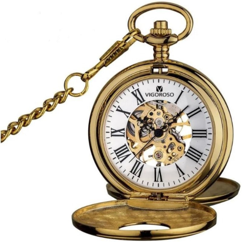 Steampunk Gold Gusset Watch