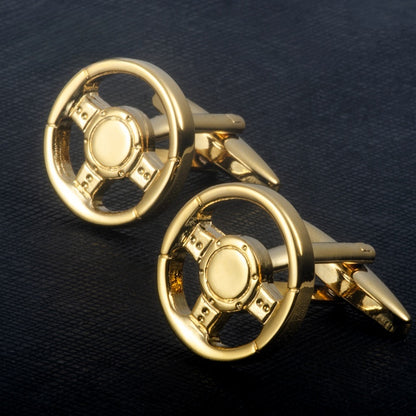 3D Rotating Propeller Metal Cufflinks