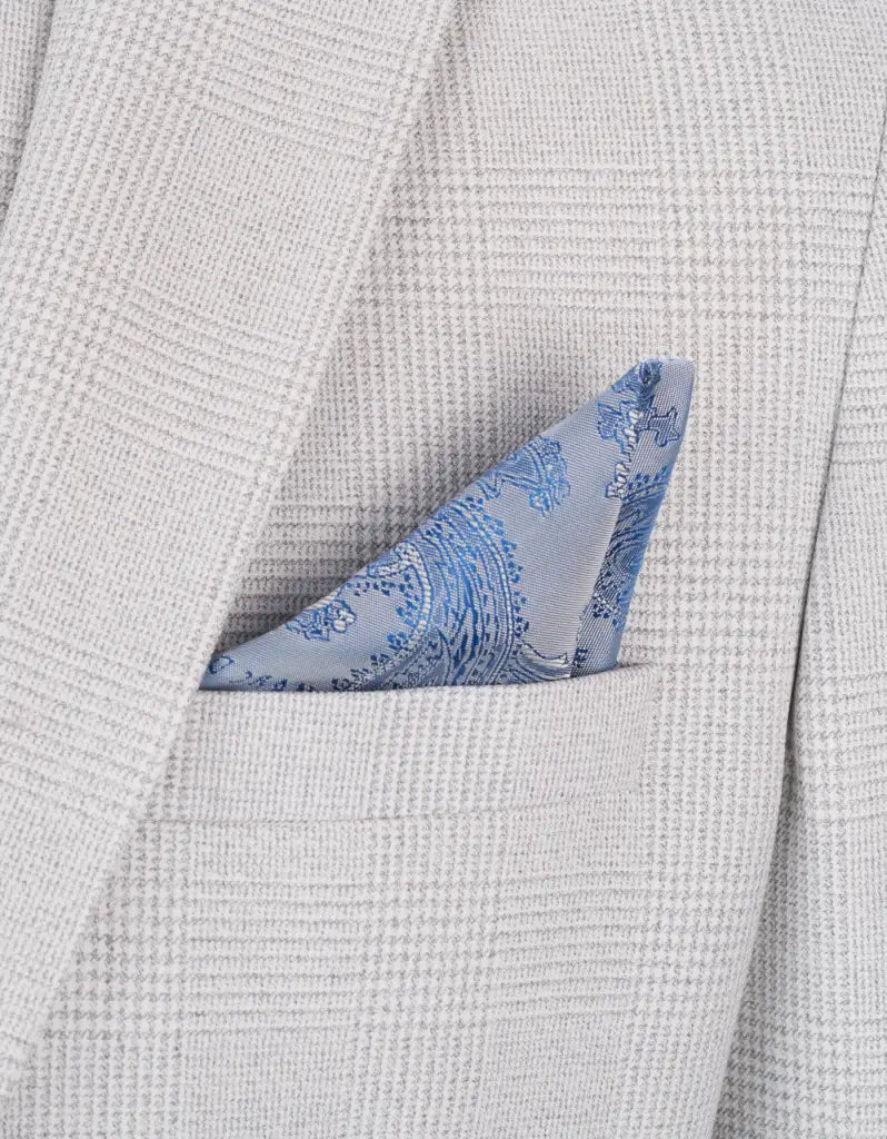 White Checkered 3-Piece Suit for Men – Elegant Wedding & Party Outfit