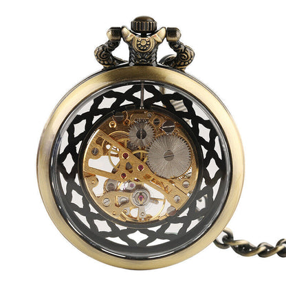 The Horological Cross - Skeletonized Gothic Pocket Watch