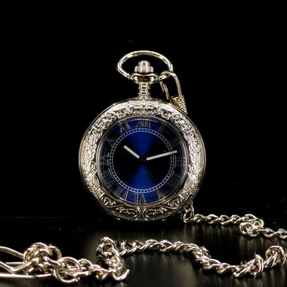 Classic Steampunk Semi-Hunter Automatic Pocket Watch
