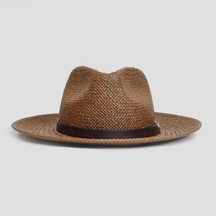 Geoffery Straw Fedora Hat – Toffee