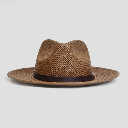 Geoffery Straw Fedora Hat – Toffee