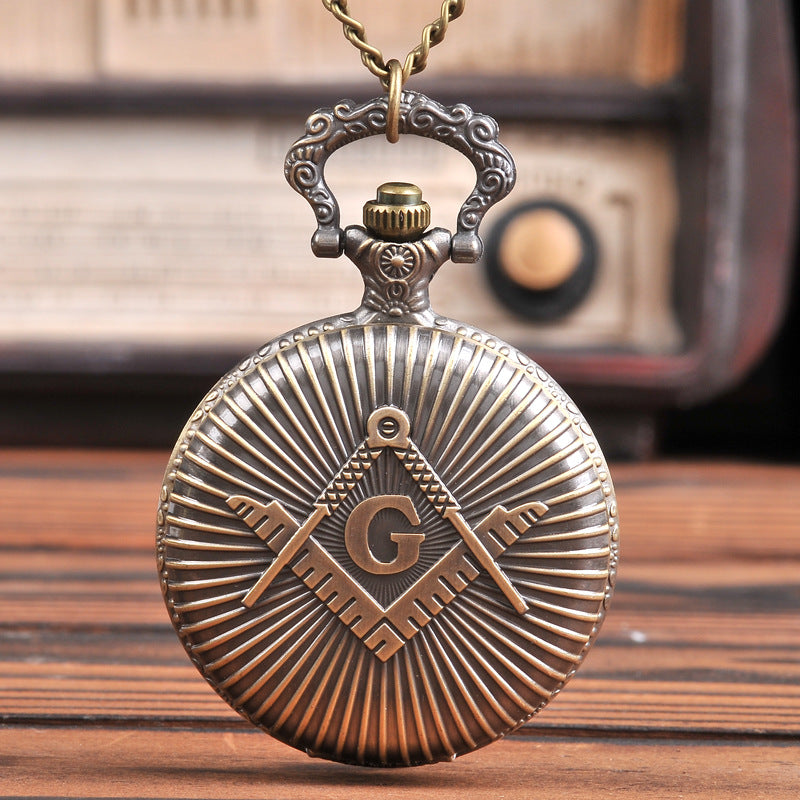 Masonic Pocket Watch and Chain Medal