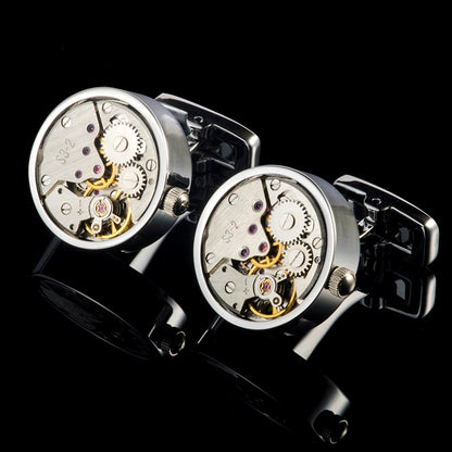 Mechanical movement cufflinks