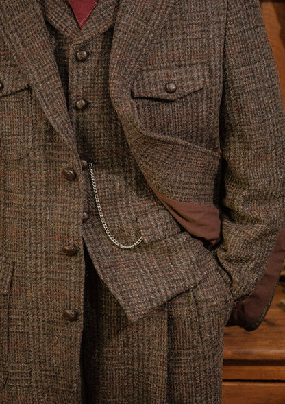 Woodrow Tweed Waistcoat - Dark Prince Of Wales