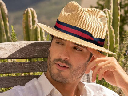 Panama Straw Hats for Men & Women (two Bands)[Fast shipping and box packing]