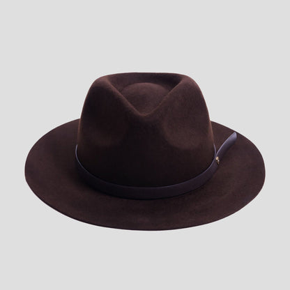 Dapper Men's Felt Fedora Hat – Black