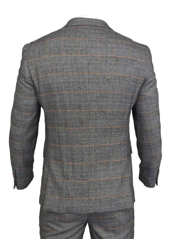 Grey 3-Piece Suit for Men – Mix & Match Modern Classic Wedding & Business Set