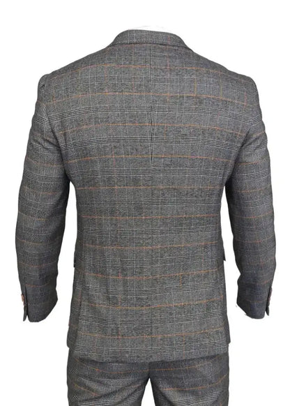Grey 3-Piece Suit for Men – Mix & Match Modern Classic Wedding & Business Set