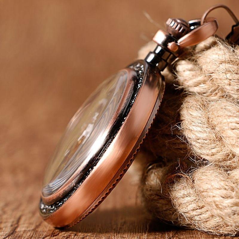 skeleton pocket watch