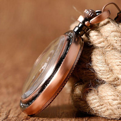 skeleton pocket watch