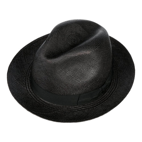 CHAPEAU DE PAILLE DAROLAN PANAMA - NOIR