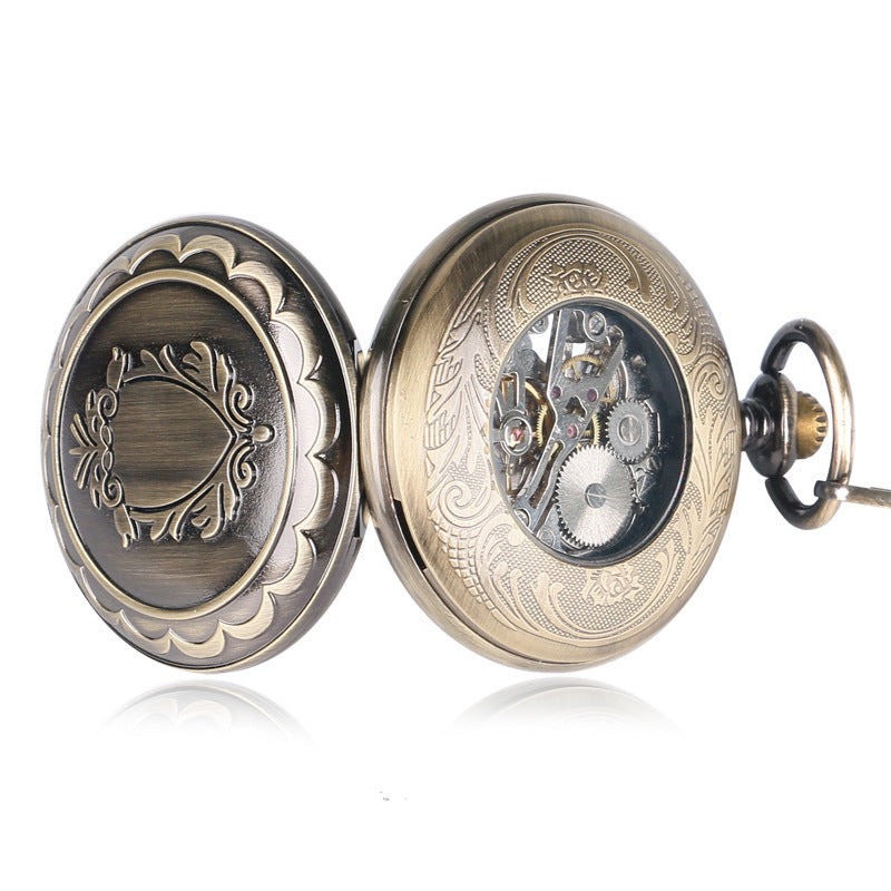 Vintage Shield Mechanical Pocket Watch
