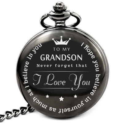 To My Grand Son  Pocket watch to grandson Gifts From a Grandpa GrandMa