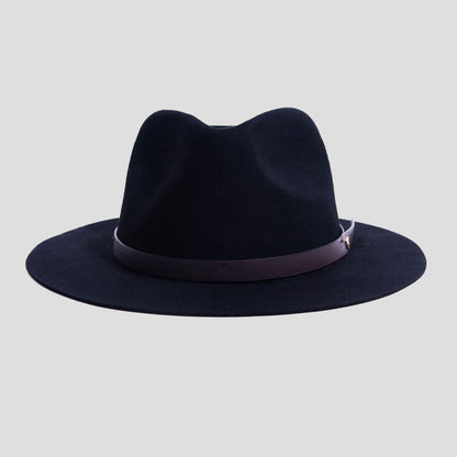 Dapper Men's Felt Fedora Hat – Brown