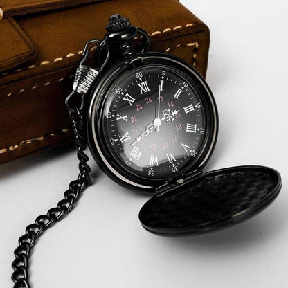 Black Pocket Watch for Men