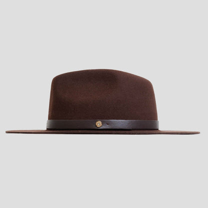 Dapper Men's Felt Fedora Hat – Black