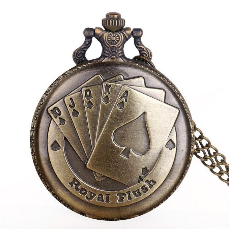 Steampunk Poker Pocket Watch