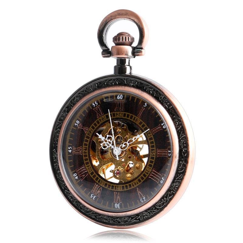skeleton pocket watch